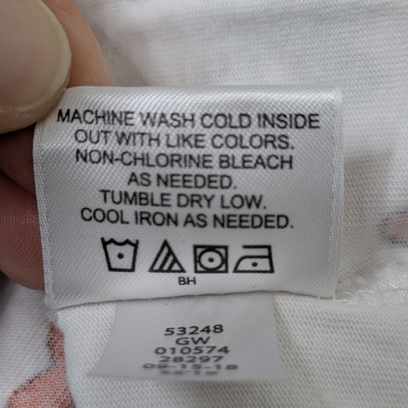 Hanna Andersson Flower Print Shirt 100 4 - Picture 6 of 6